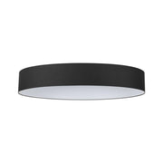 Set di Paralume Cilindro D90 H09 Tessuto Nero Collezione SET Ideal Lux