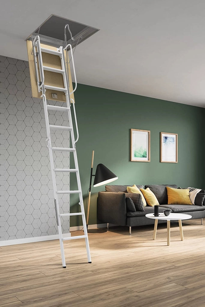 SCALA RETRATTILE PER SOFFITTA 70X120 H300 IN ACCIAIO SCARI 4PZ