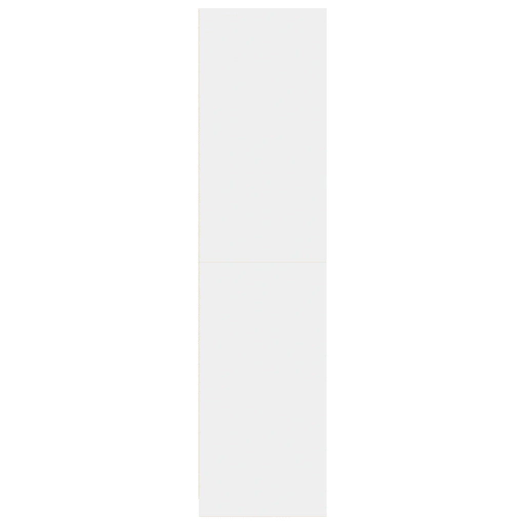 Armadio Bianco 80x50x200 cm in Legno Multistrato