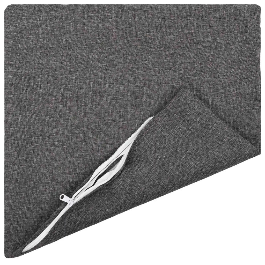 Cuscino da Lanciare 12 pz HEERLEN Grigio Chiaro 45 x 45 cm 926391