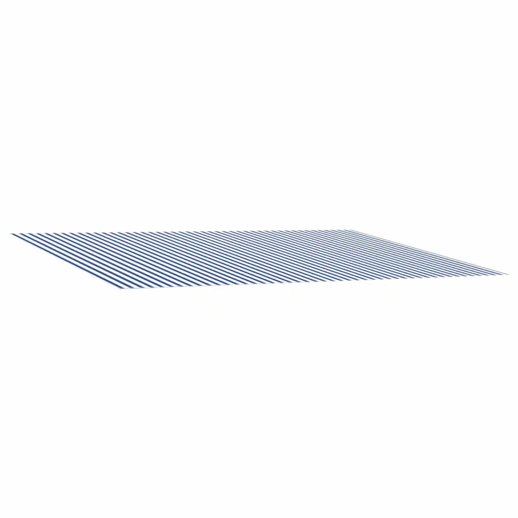 Telo di ricambio per tenda da sole Blu e Bianco 250 x 200 cm 3444177