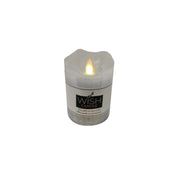 CANDELA LED WISH CANDLE H.10 D.7,5 SILVER