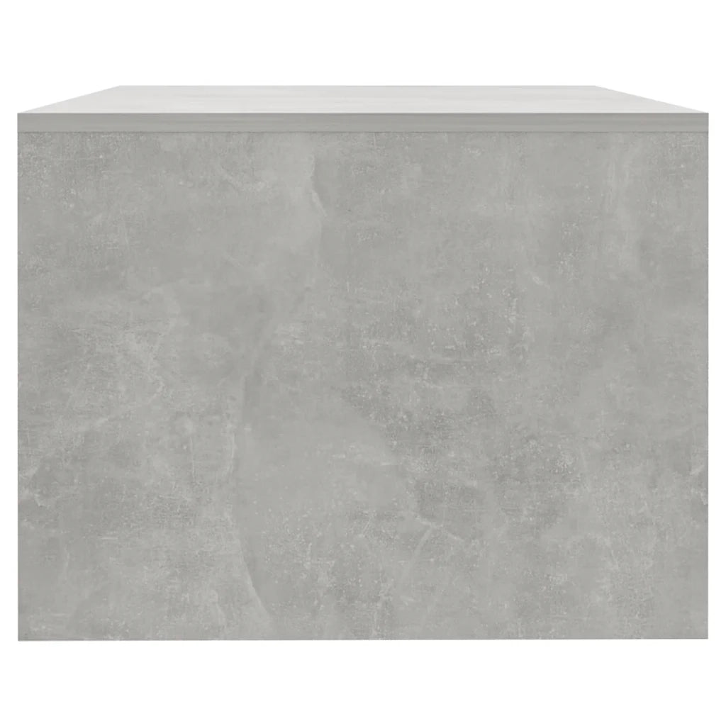 Tavolino salotto | Tavolino da caff¨¨ | Tavolino da Soggiorno Grigio Cemento 102x55x42 cm Legno Compensato
