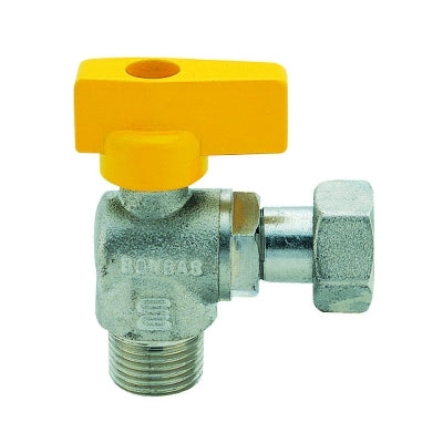 RUBINETTO A SFERA PER GAS A SQUADRA MASCHIO- 1/2 x 1/2  DN 15- ENOLG- pezzi 1