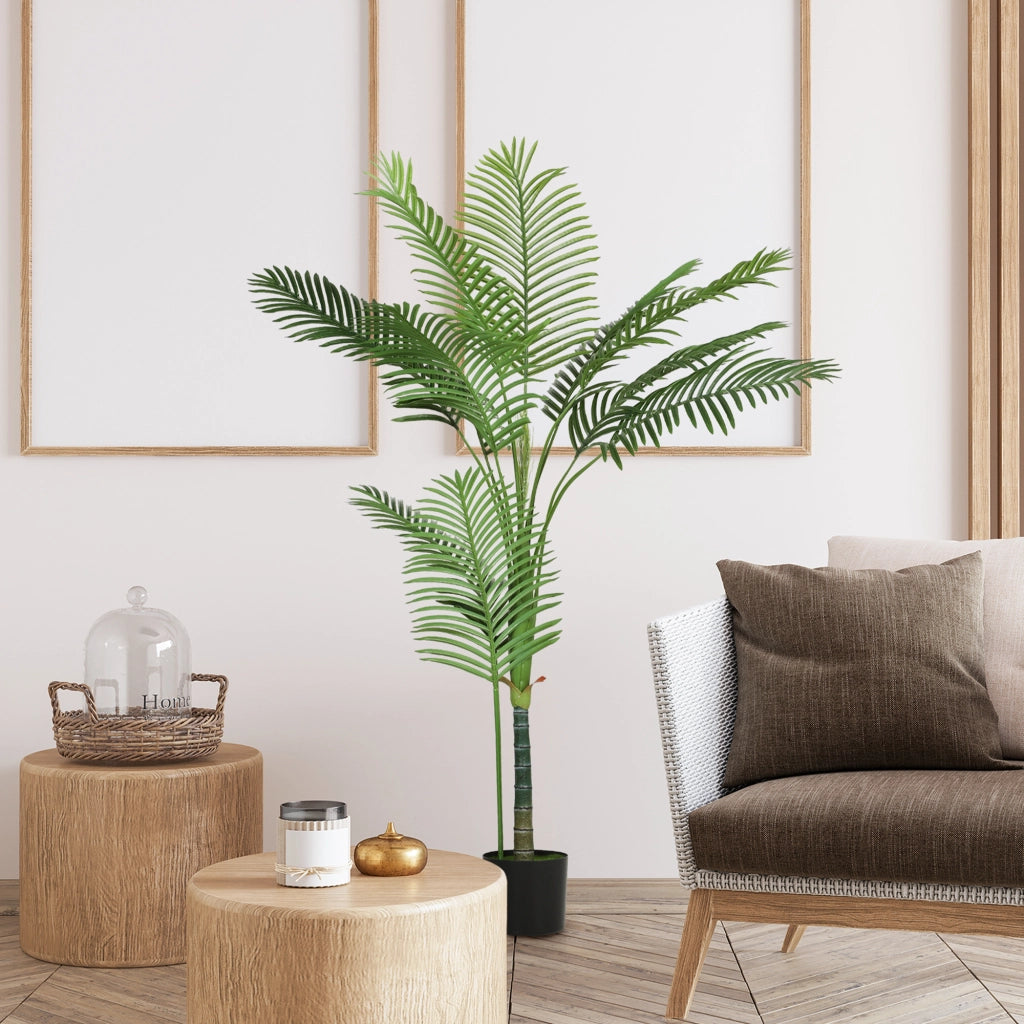 Pianta Finta Palma Areca ¨C Zephmum ¨C 150 cm Verde con Vaso