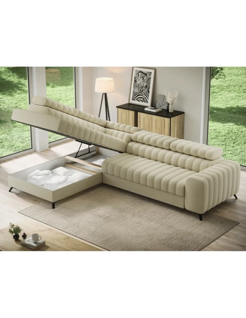 Divano ad angolo collezione KANEDOJO colore Grigio