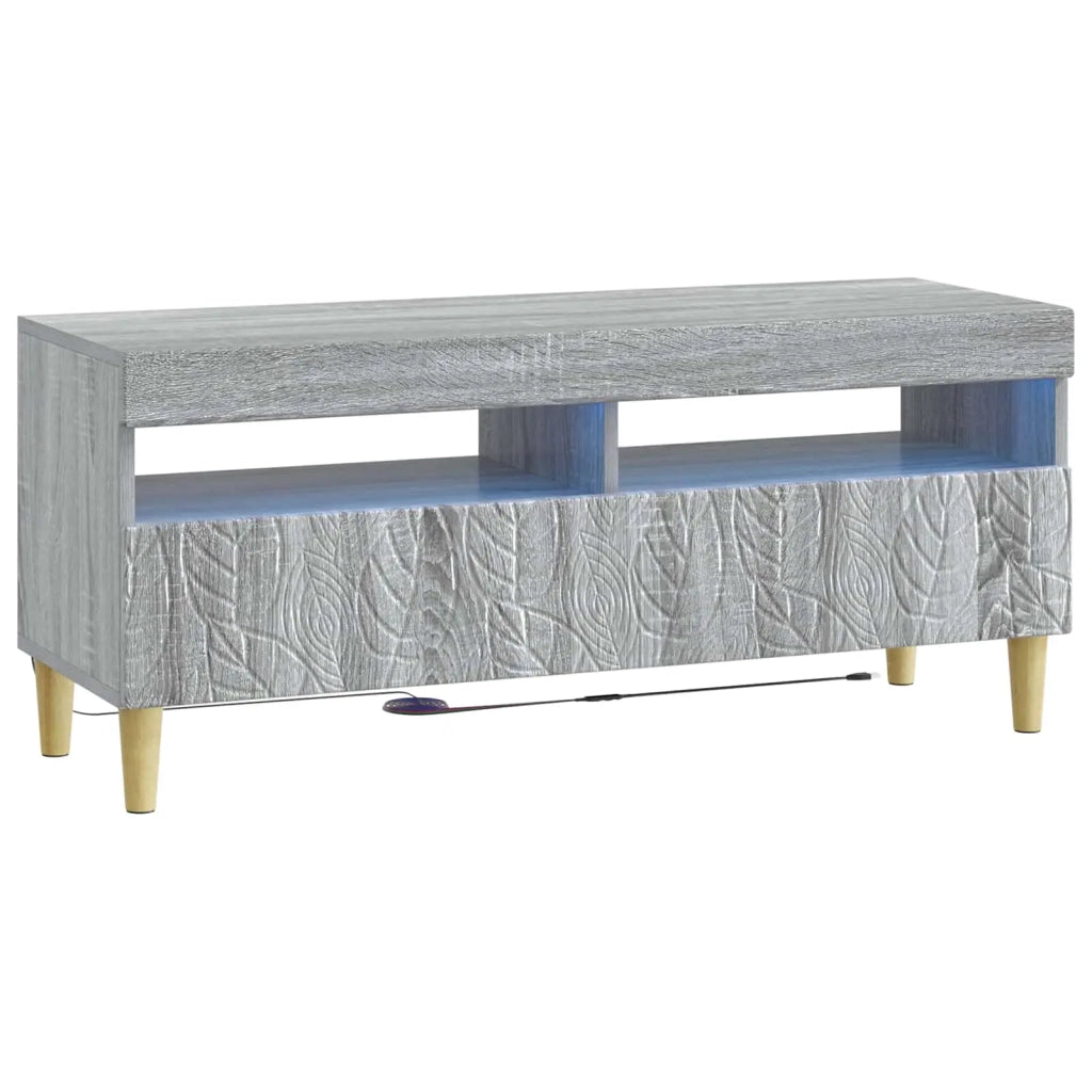 Mobile TV LED Sonoma grigio Legno ingegnerizzato 897211