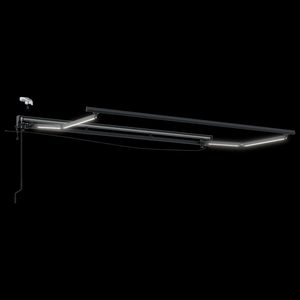 Tettuccio Elettrico Retrattile Nero e antracite 3,5 x 2,5 m 3421572