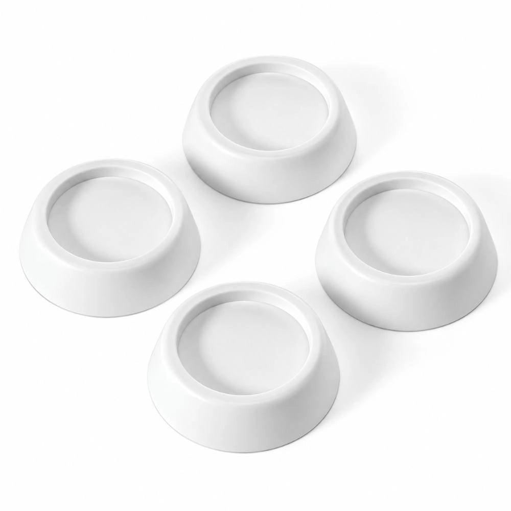 Bravo 4 piedini antivibrazione tpe assorbe urti vibrazioni lavatrice graffi usura grande elettrodomestico diametro 45mmq