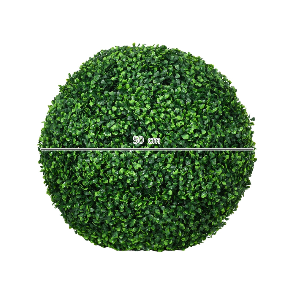 Piante Finte Bosso Sfera ¨C zephmum ¨C 2 Pezzi ?50cm Verde