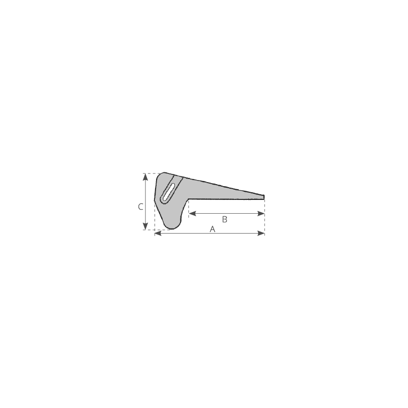 MUSONE DI PRUA INOX MM. 380