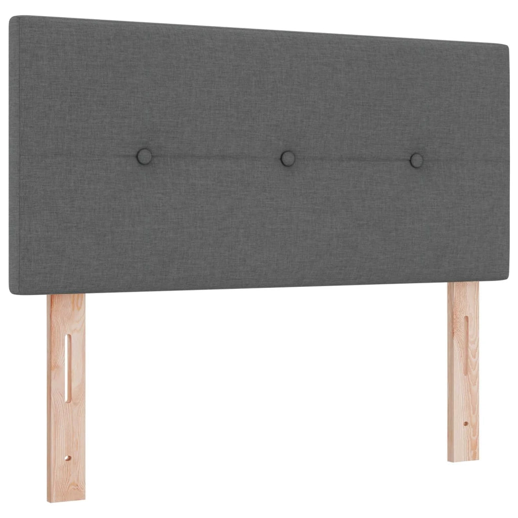 Letto con contenitore e materasso Grigio Scuro 100 x 200 cm 3458602
