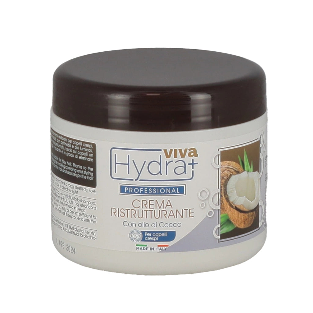 MAURY'S PROFESSIONAL CREMA RISTRUTTURANTE CAPELLI CRESPI CON OLIO DI COCCO 500ML SENZA PARABENI ANALLERGICA