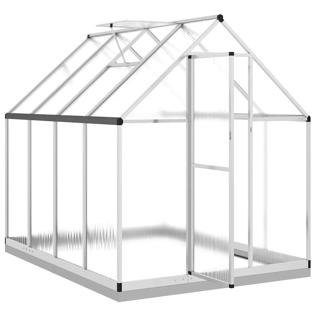 Telaio Serra con Base Argento 224x169x202 cm in Alluminio