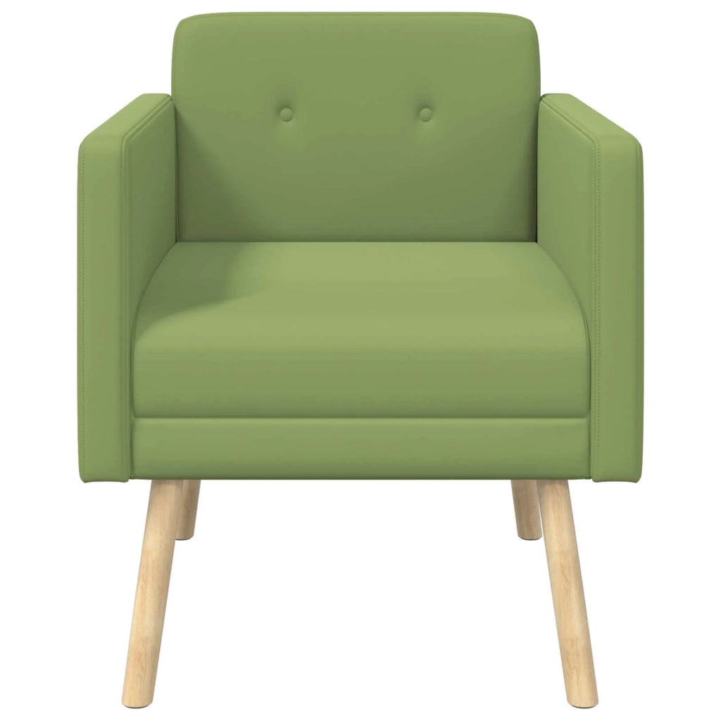 Poltrona decorativa Verde chiaro Velluto 42044798