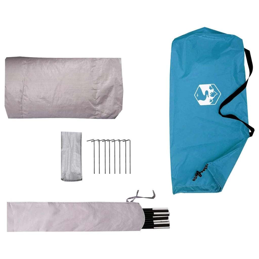 Tenda a tunnel 4 persona Blu 42018566