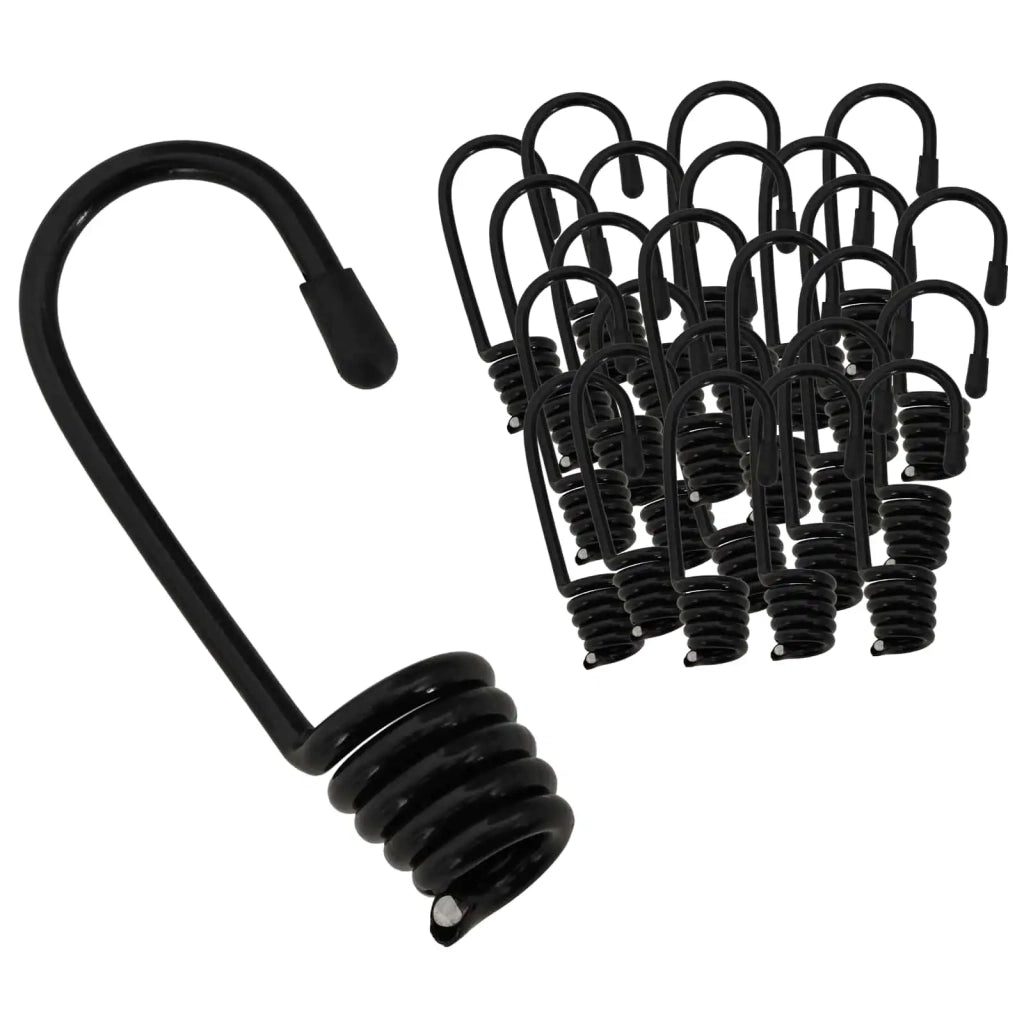 Ganci 100 pz Nero 6 mm x 5 cm Acciaio 42047685