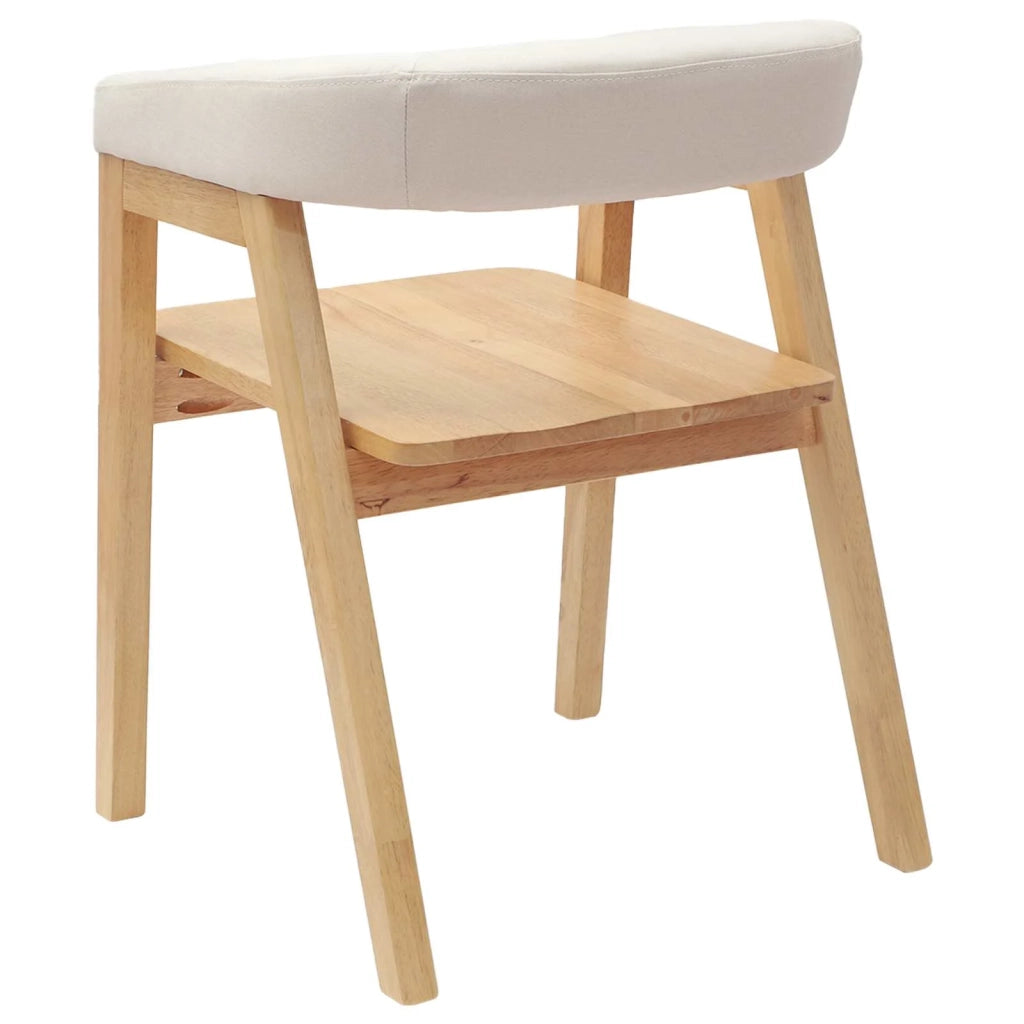 Sedie da pranzo 2 pcs Naturale 54 x 57 x 73 cm