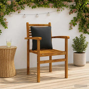 Cuscino per schienale PUTTEN 4 pz 100% Poliestere Nero 945122