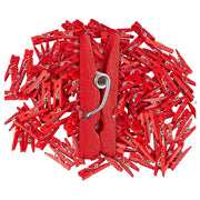 Set di 400 mollette per bucato piccole in legno per bricolage e decorazione 2,5 x 0,8 x 0,3 cm in legno naturale 13_0014744