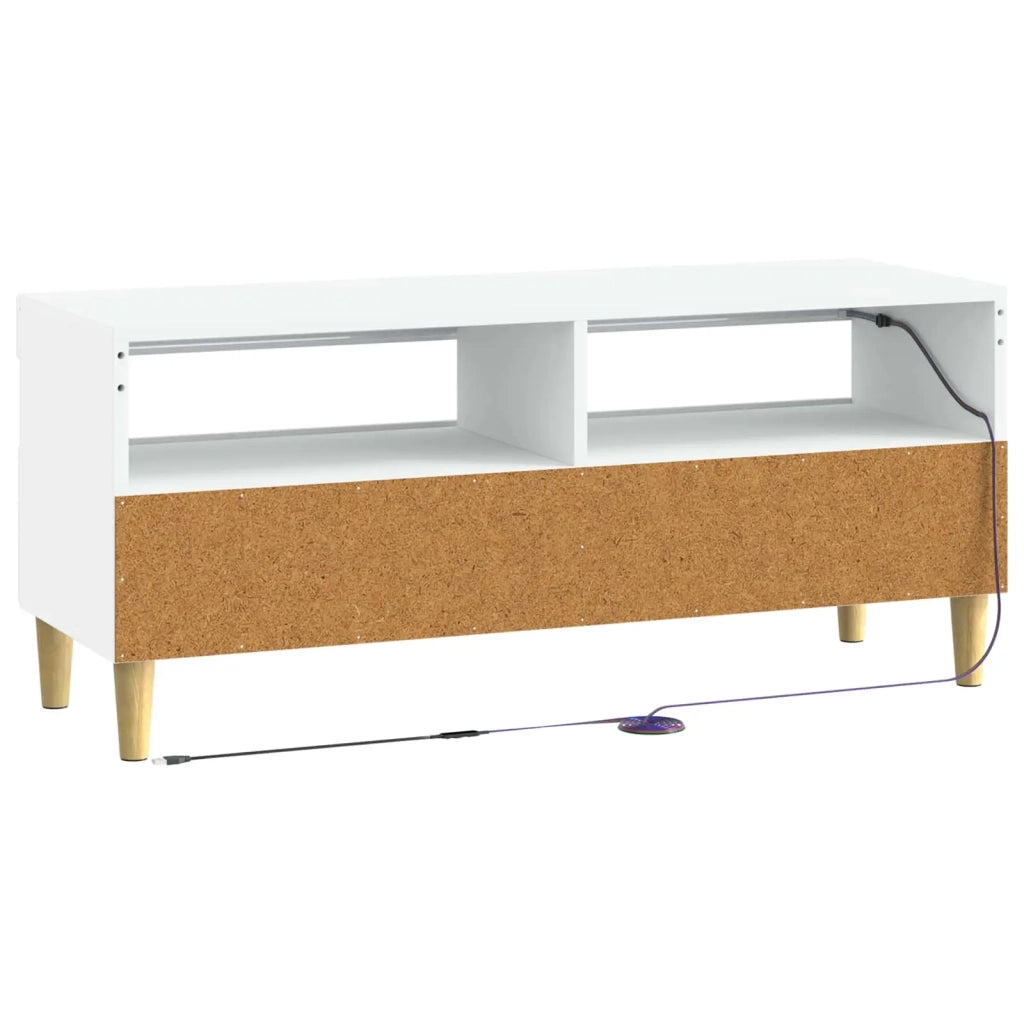 Mobile TV LED ARNHEM 100 x 35 x 43 cm Bianco 896765