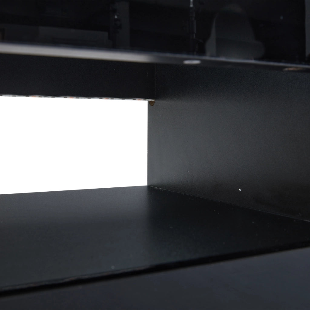 Mobile TV nero lucido con illuminazione LED