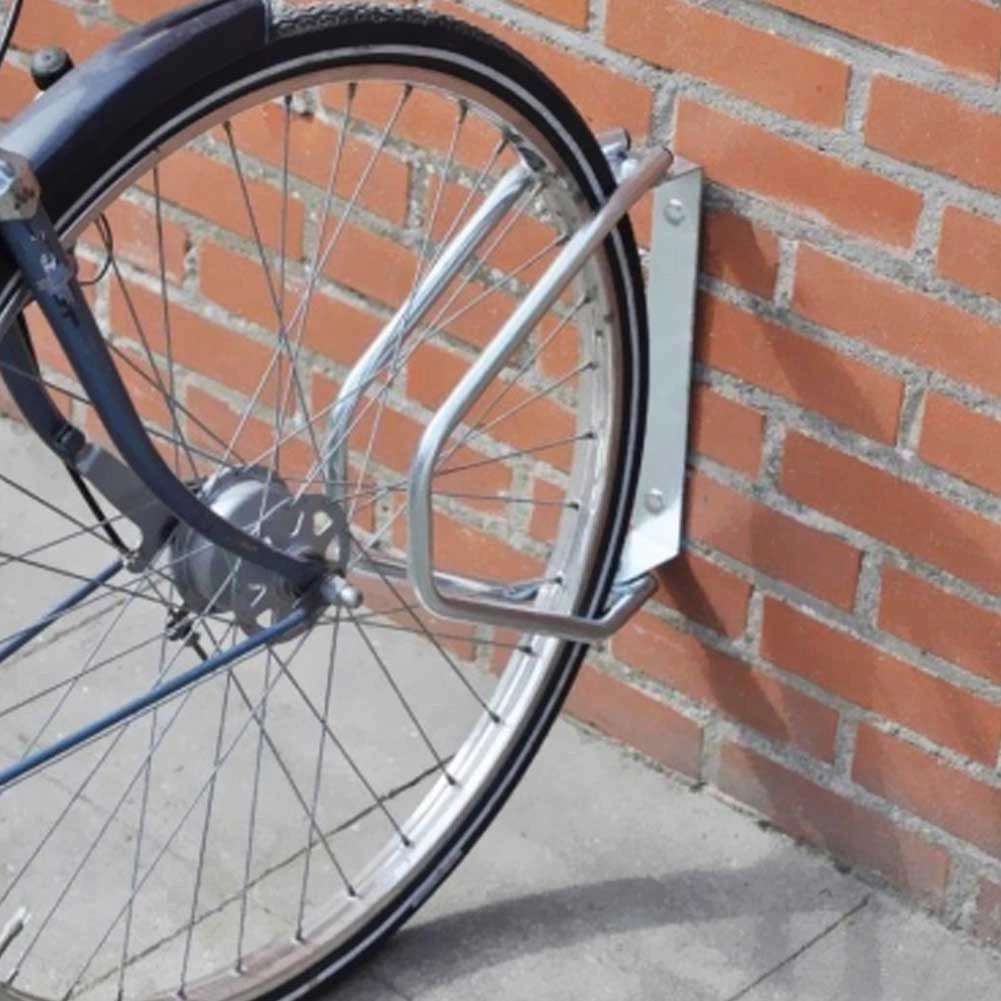 Parcheggio Porta Bici da Parete 1 Posto Stand Cavalletto Bicicletta Acciaio Inox