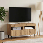 Mobile TV LED ZWOLLE 81 x 35 x 43 cm Rovere Artigianale 896564