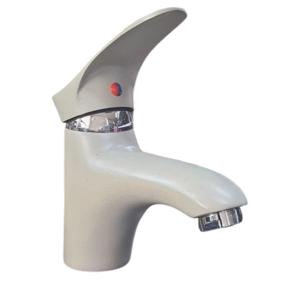 RUBINETTO MISCELATORE SABBIA PIETRA PILETTA BAGNO LAVABO KIT MONTAGGIO JH-8191