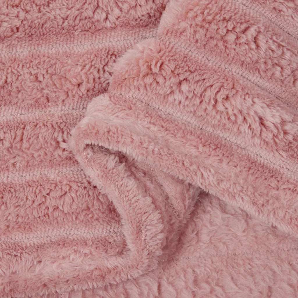 Coperte da Pile 6 pcs Rosa 270 x 240 cm Panno