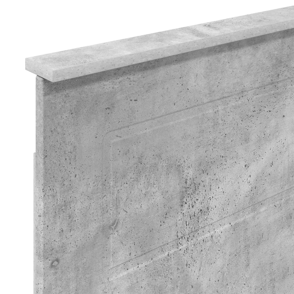 Testiera Grigio cemento Legno ingegnerizzato 888367