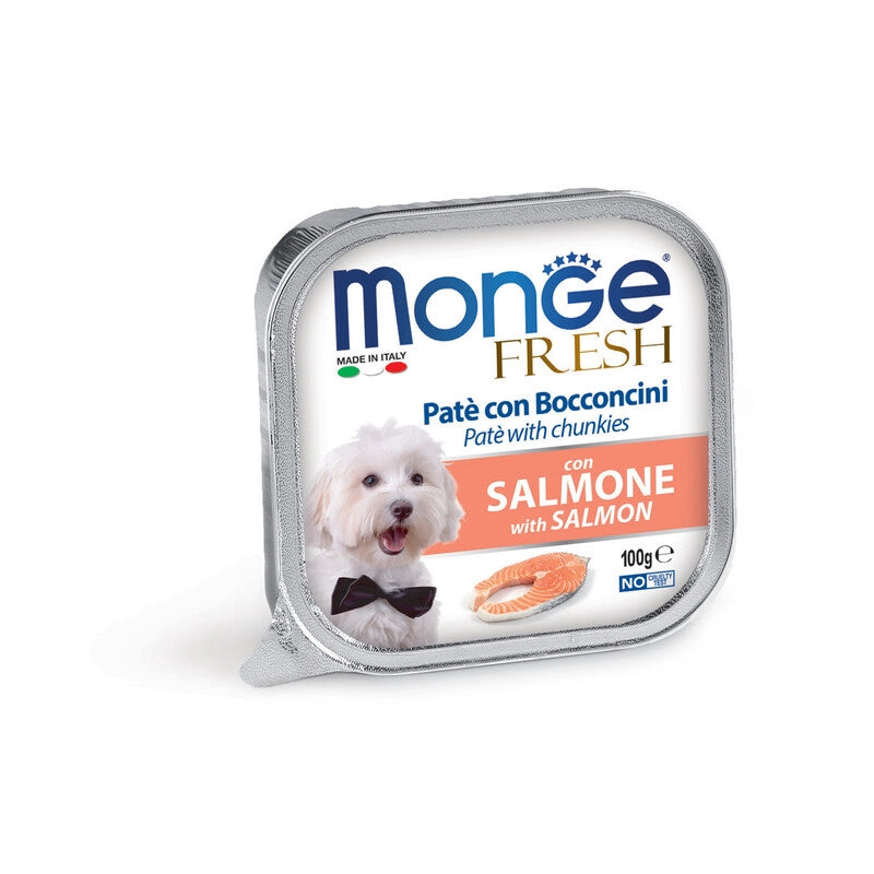 MONGE FRESH GR.100 SALMONE- 1,0 pz