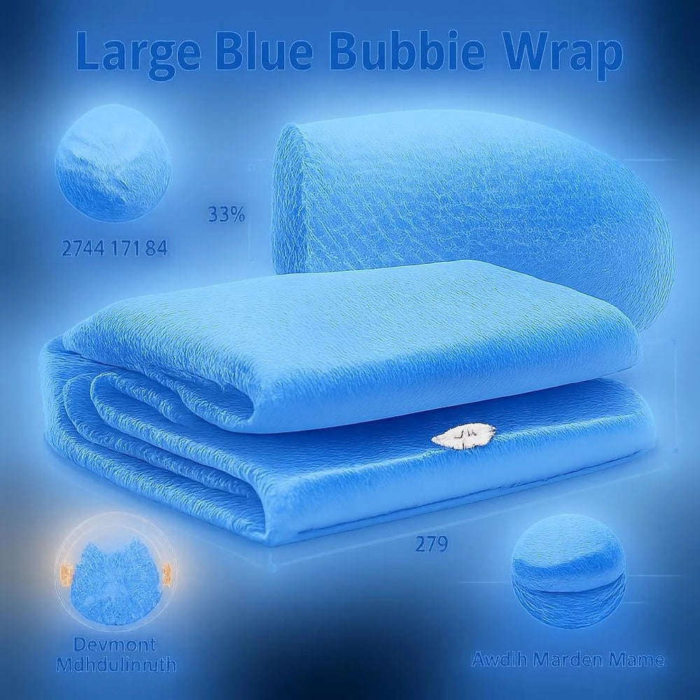 Floating Round PE Pool Solar Cover 455 Cm Blue