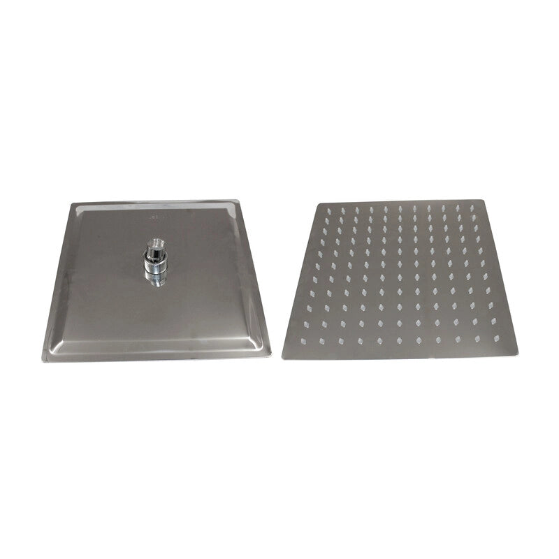 SOFFIONE DOCCIA INOX QUADRO 250X250 MM