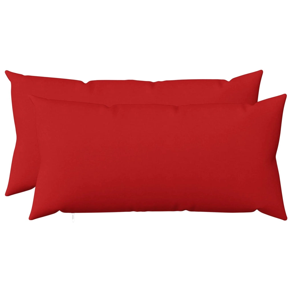 Cuscino con cuscino HEERLEN 2 pz Rosso Tessuto 925285