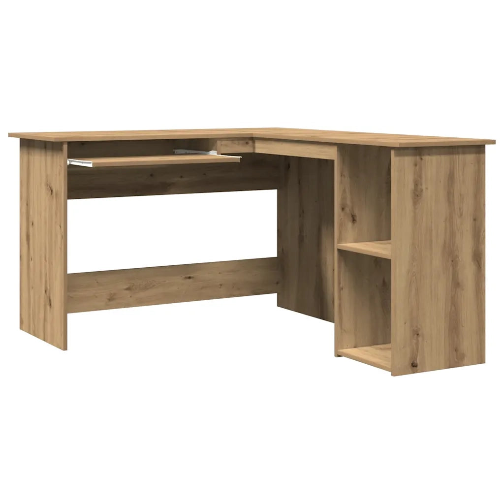 Scrivania Angolo Artigianale 120x140x75 cm Legno Multistrato
