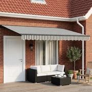 Cornice per Tenda Manuale con LED 4,5 × 3,5 m 3420902