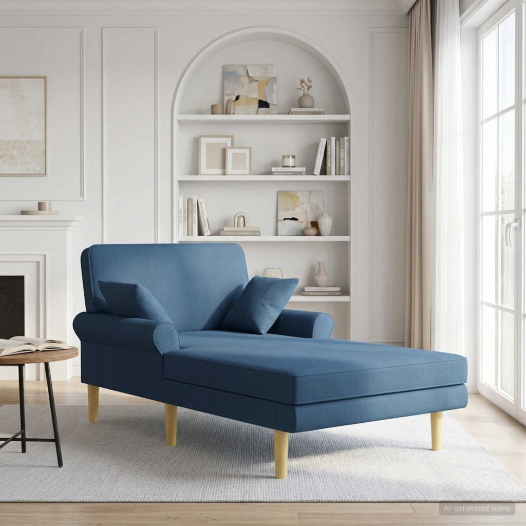Chaise longue Blu Tessuto 42048089