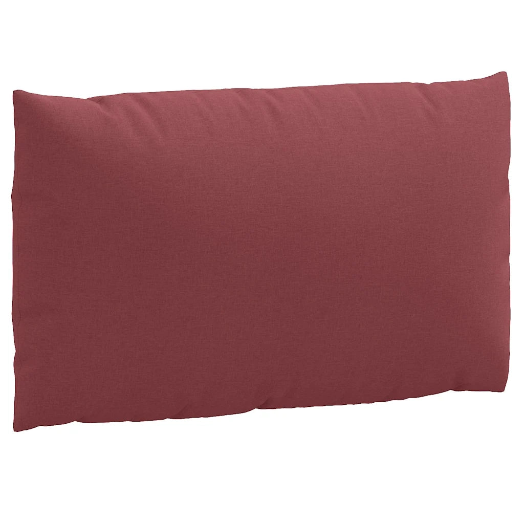 Cuscini per Pallet 3 pz | Cuscini per sedie Rosso Vino M¨¦lange in Tessuto