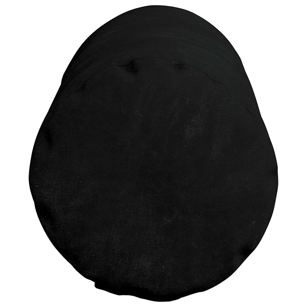 Cuscini a rullo 2 pcs Nero Ø 15 x 40 cm Tessuto in Microfibra 42014300