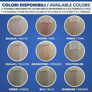 Tenda Antimosche Modello Filo in PVC, Plastica Rosso | Largh. 1,40m x Alt. 2,20m | Protezione Insetti, Porta, Esterno, Interno