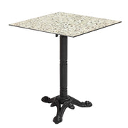 Oviala - Tavolo da bistrot da giardino quadrato inclinabile 60 cm terrazzo