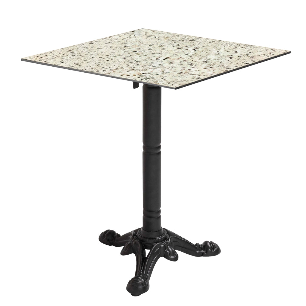 Oviala - Tavolo da bistrot da giardino quadrato inclinabile 60 cm terrazzo