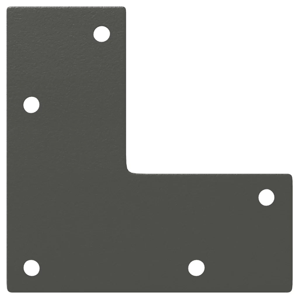 Pieds de table console forme conique 4 pcs anthracite 72-73 cm