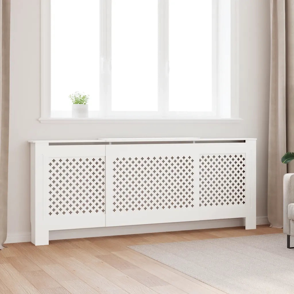 Copertura per Radiatore Bianca in MDF 205 cm