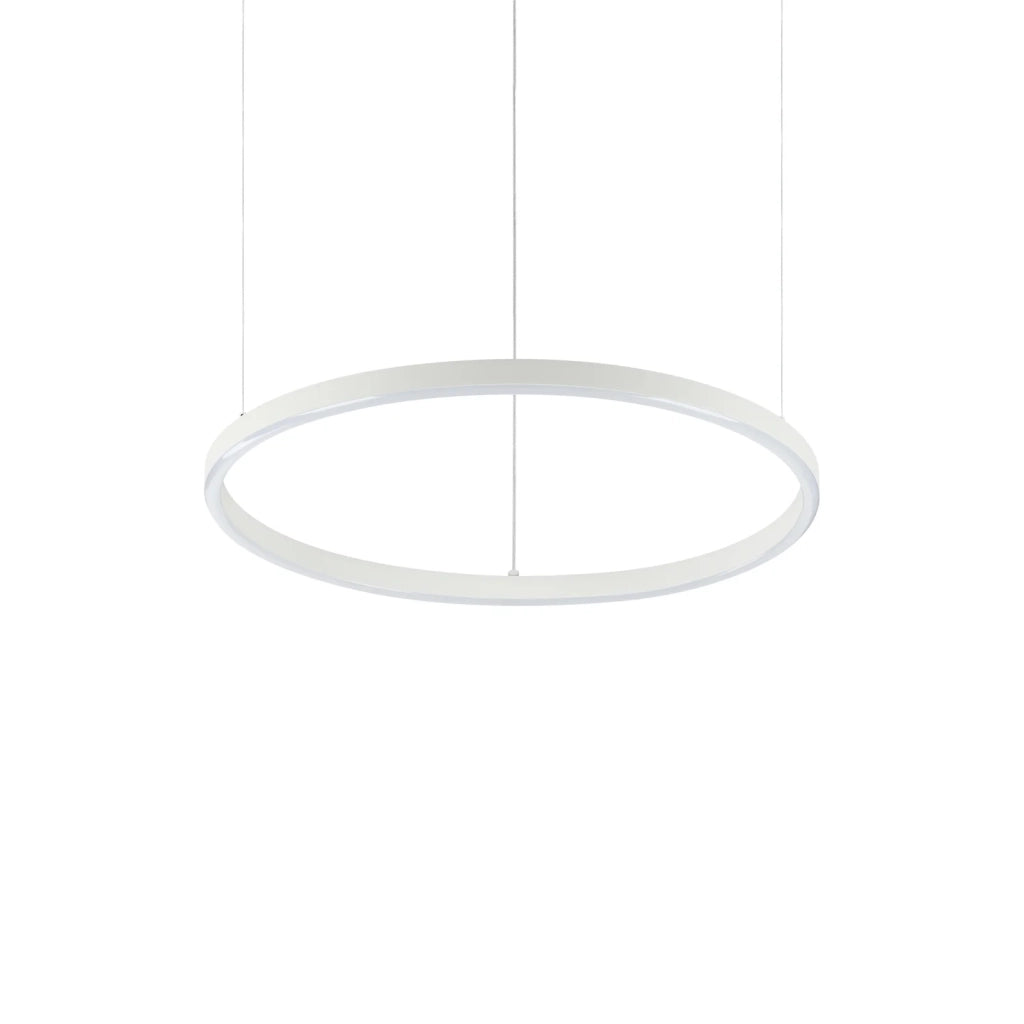 Lampada da Terra Oracle LED 29W Luce Calda 3000K Finitura Bianco Ideal Lux