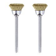 Spazzole in Ottone Dremel per Metalli Oro Argento Rame Ottone Formato: 13 mm - 536