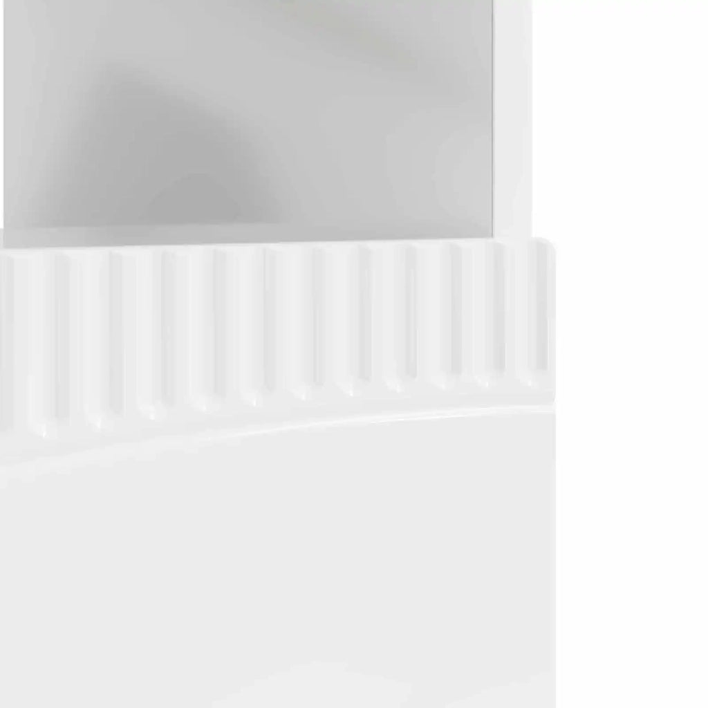 Mobile TV LED Bianco Lucido Legno ingegnerizzato 897429