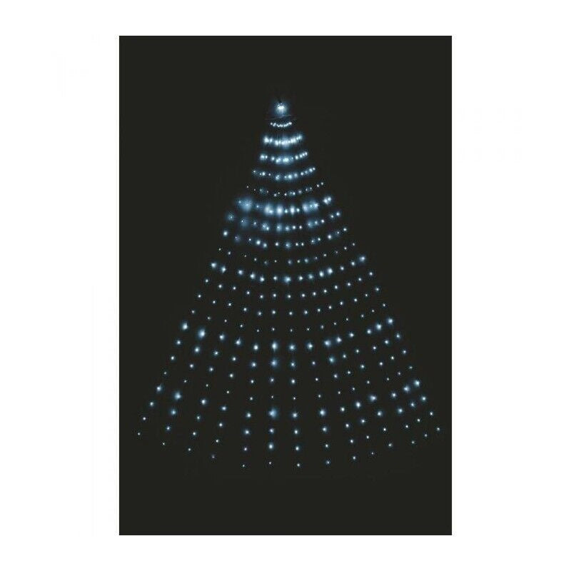 MANTELLO 600 MICROLED ESTERNO BIANCO FREDDO IN PLASTICA RAME E VETRO