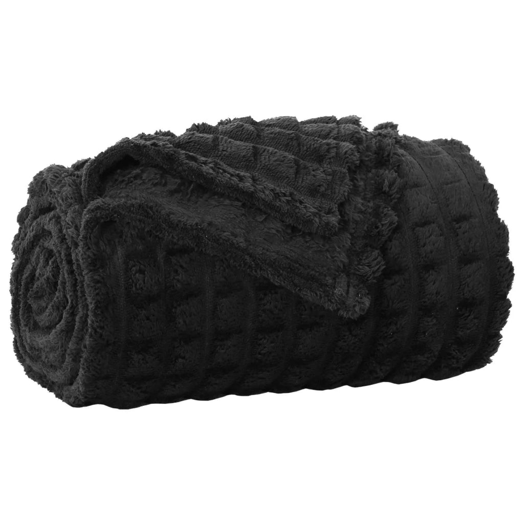 Coperta Nero 270 x 240 cm Panno